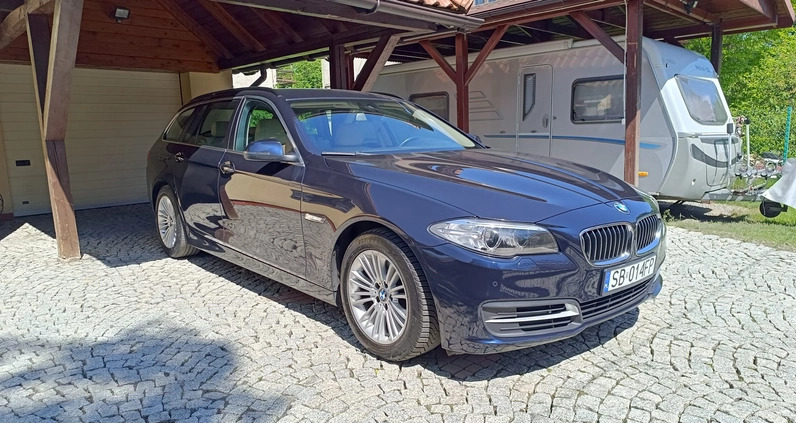 BMW Seria 5 cena 68000 przebieg: 176000, rok produkcji 2015 z Biała małe 121